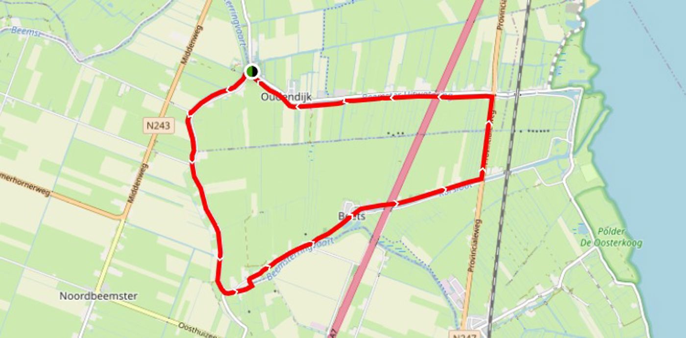 Wandelroute oudendijk-beets Les Deux Ponts Wandelroute Ronde Beets – Oudendijk – circa 11 km